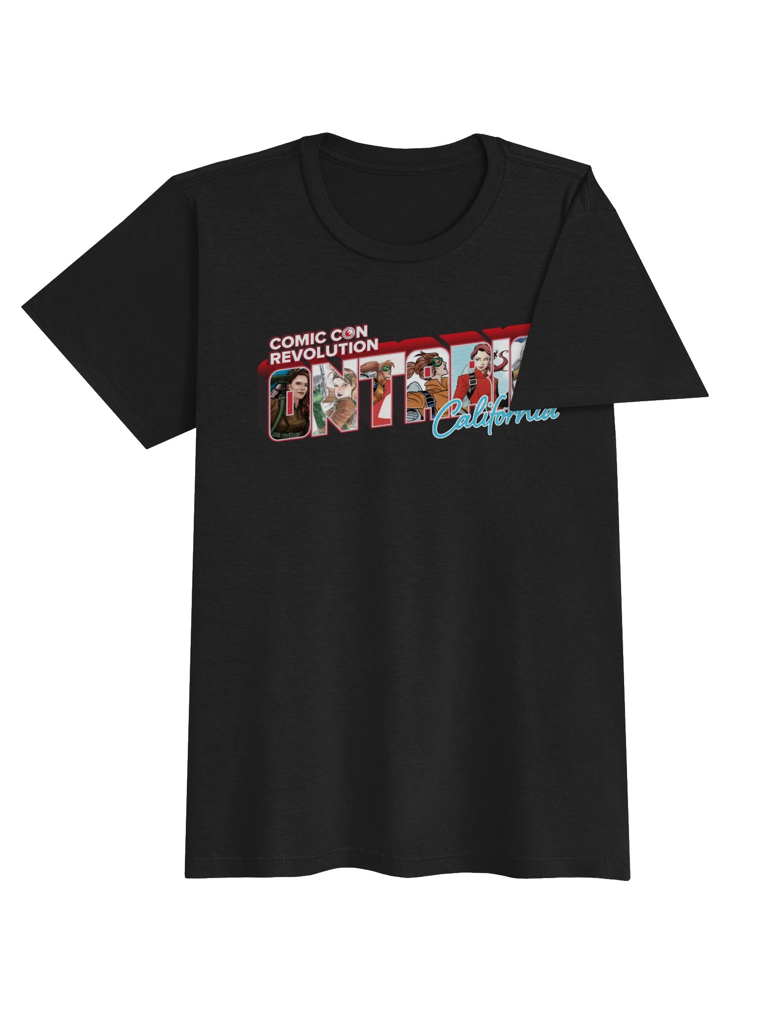 Comic Con Revolution Classic "Ontario" Comic Art Tee Women's Cut product image (27)