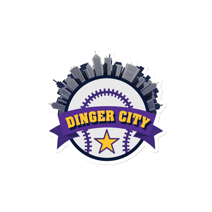 Dinger City Logo Magnet product image (2)