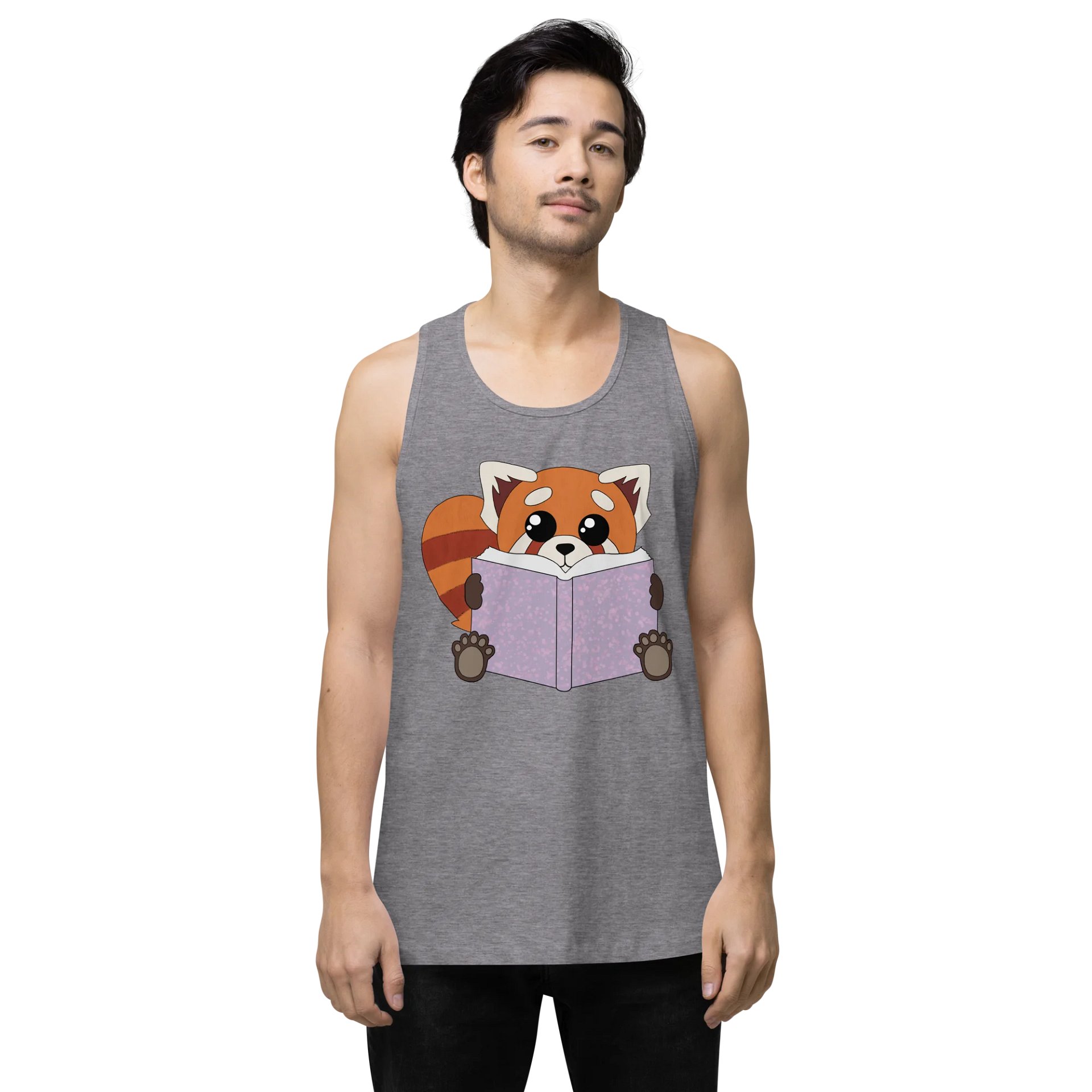 Red Panda Reading Tank product image (9)