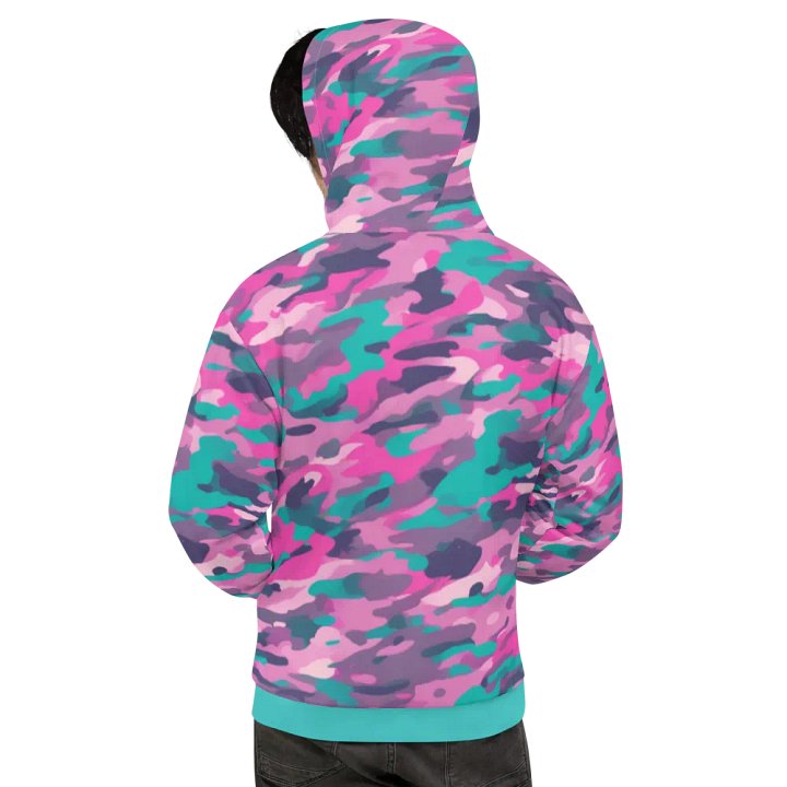 PINKTEAL CAMO HOODIE product image (2)