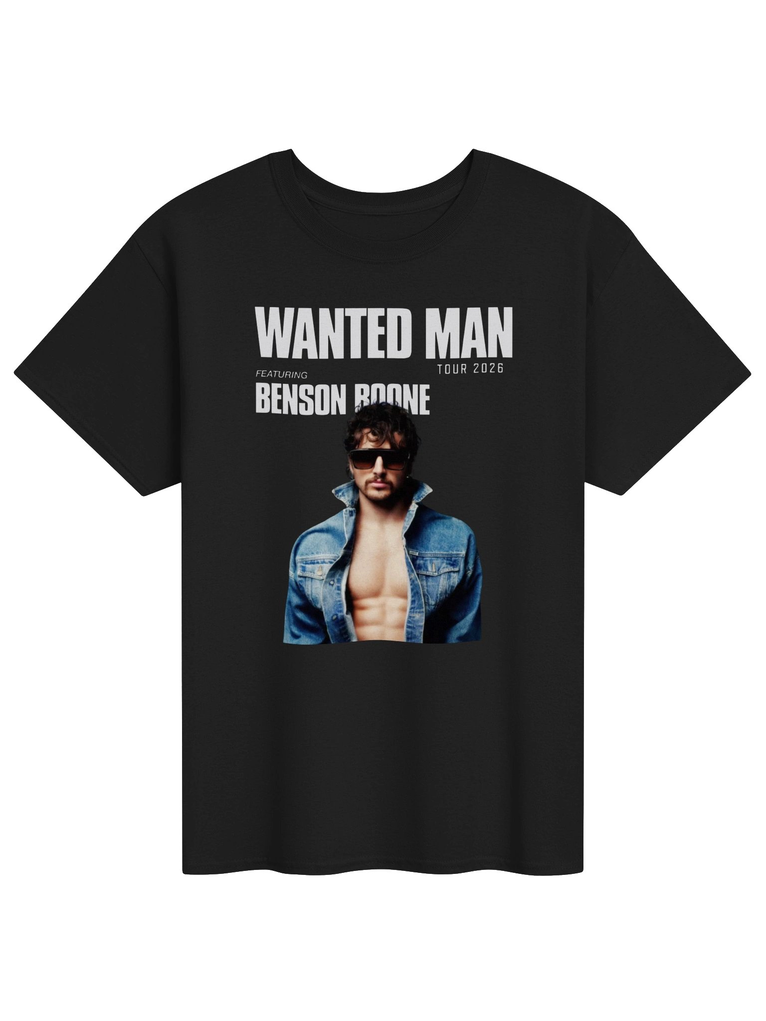 Wanted Man Featuring Benson Boone Tour Tshirt product image (6)