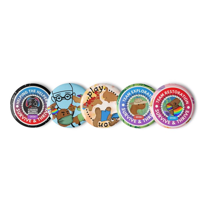 Limited Edition Survive & Thrive Fundraiser Pin Set product image (1)