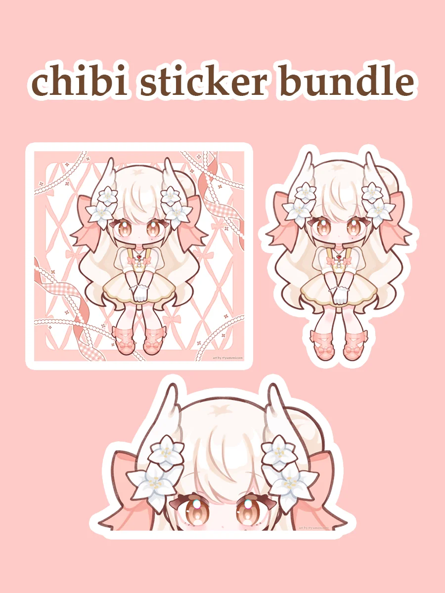 Chibi sticker bundle product image (1)
