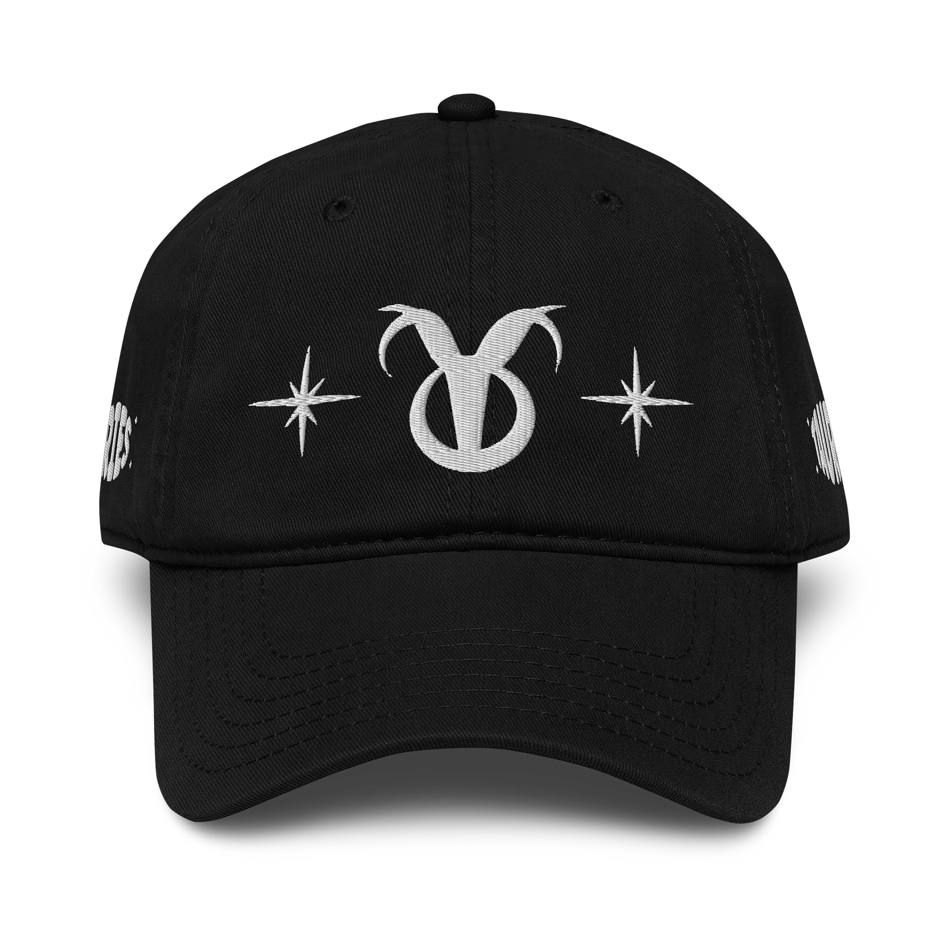 aries-taurus cusp dad hat (white) product image (1)