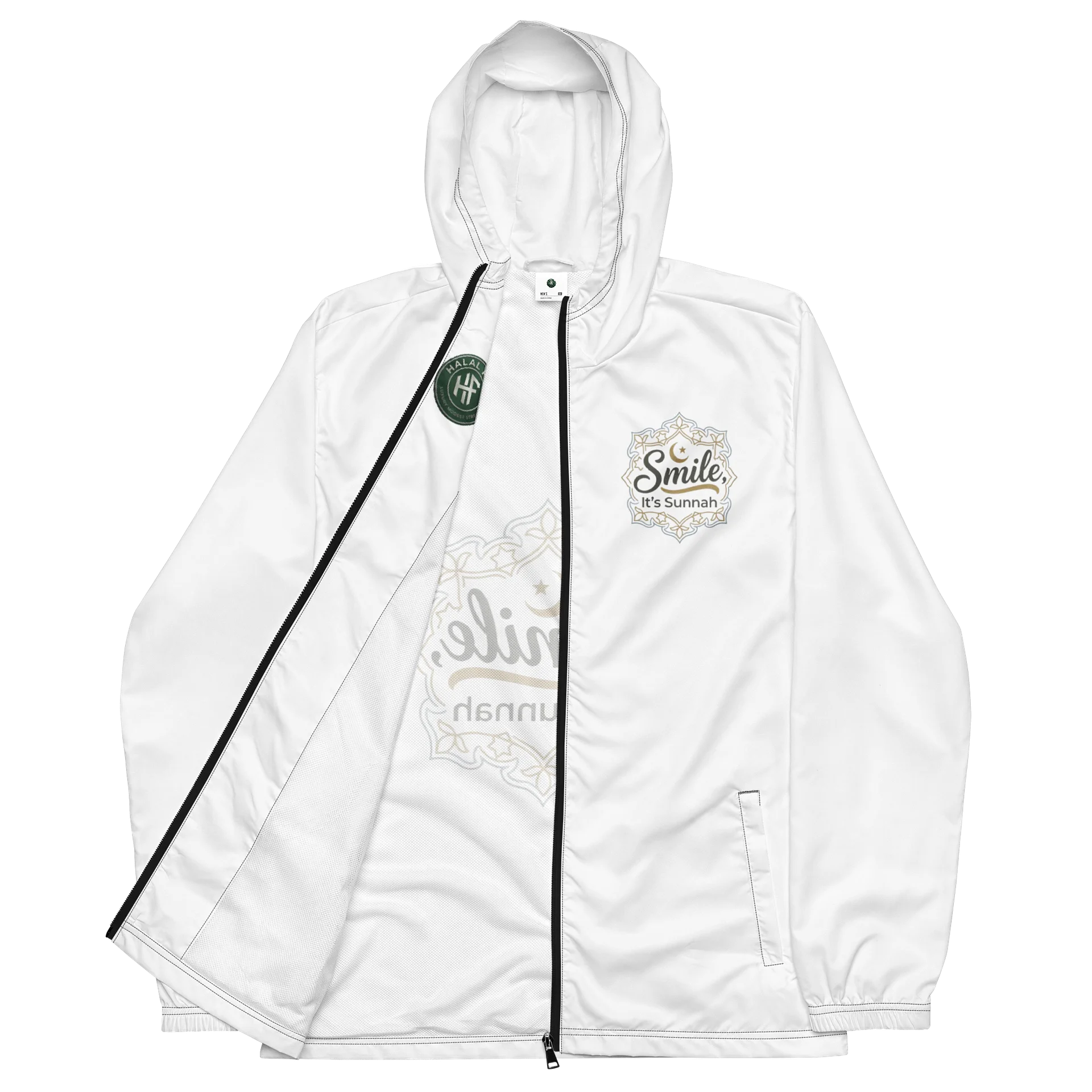 Smile It's Sunnah - Premium Windbreaker product image (2)