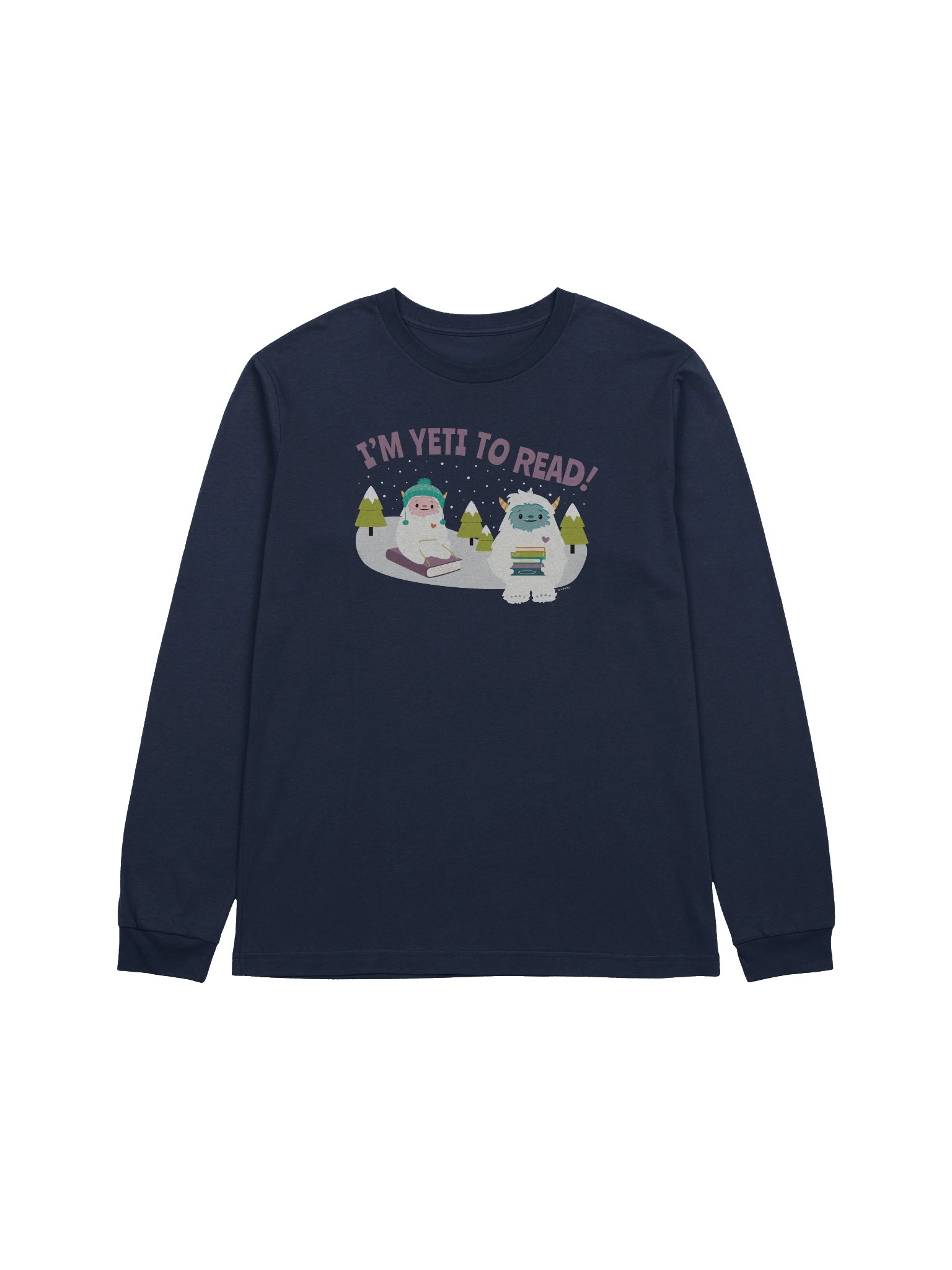 I'm Yeti to Read! Long Sleeve Tee product image (1)
