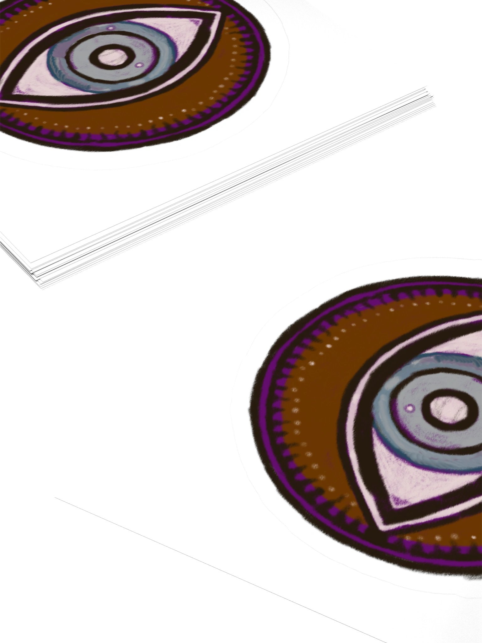 The Warding Eye, Evil Eye Protection Sticker (3 inch vinyl) product image (4)