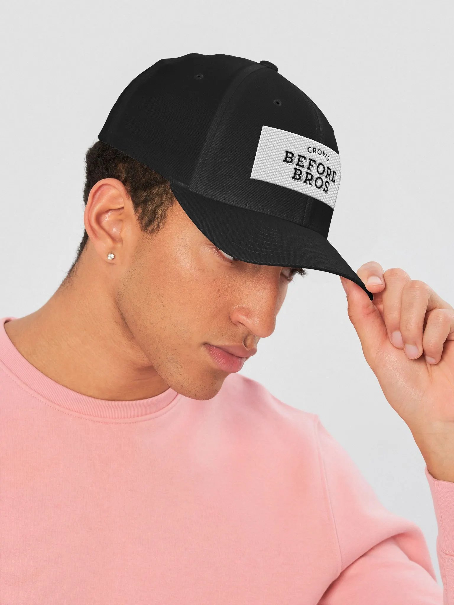 Premium Flexfit Cap with the text: Crow Before Bros Embroidery product image (30)