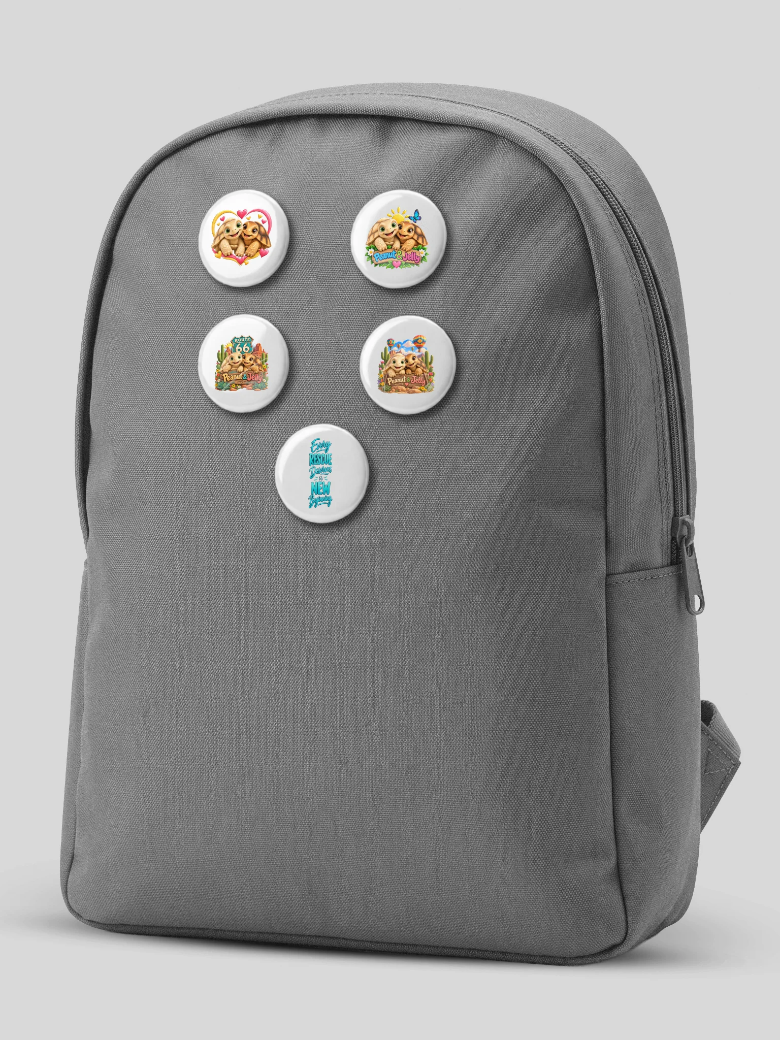 Peanut & Jelly’s Love and Adventure Button Pin Set product image (7)