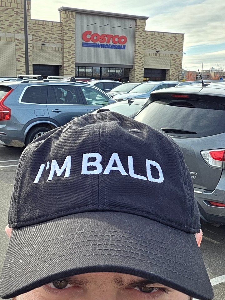 I'M BALD hat product image (1)