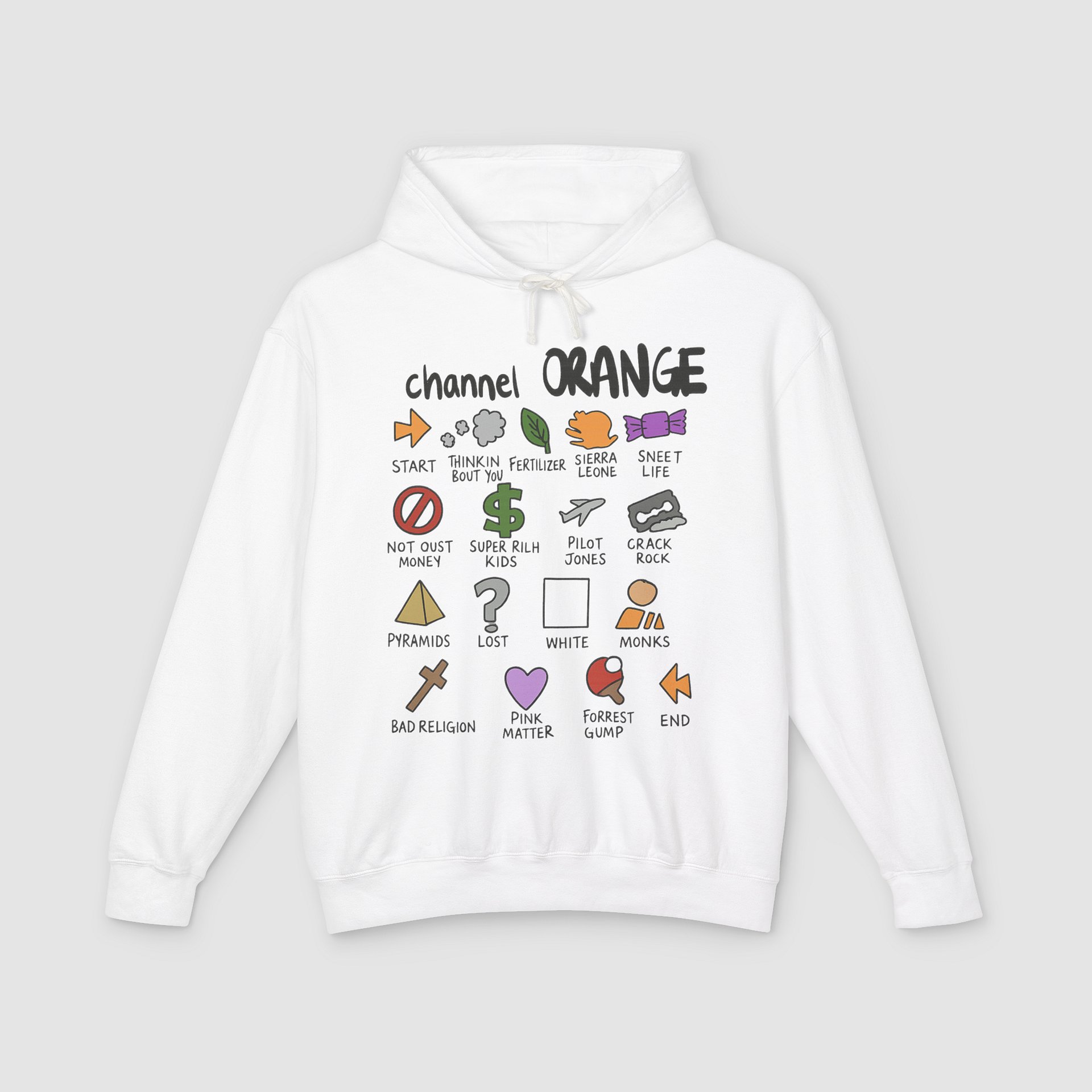 Frank Ocean Channel Orange Notebook Hoodie product image (1)