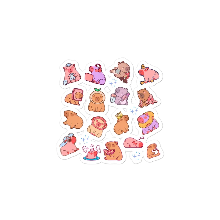 Capybara sticker pack product image (1)