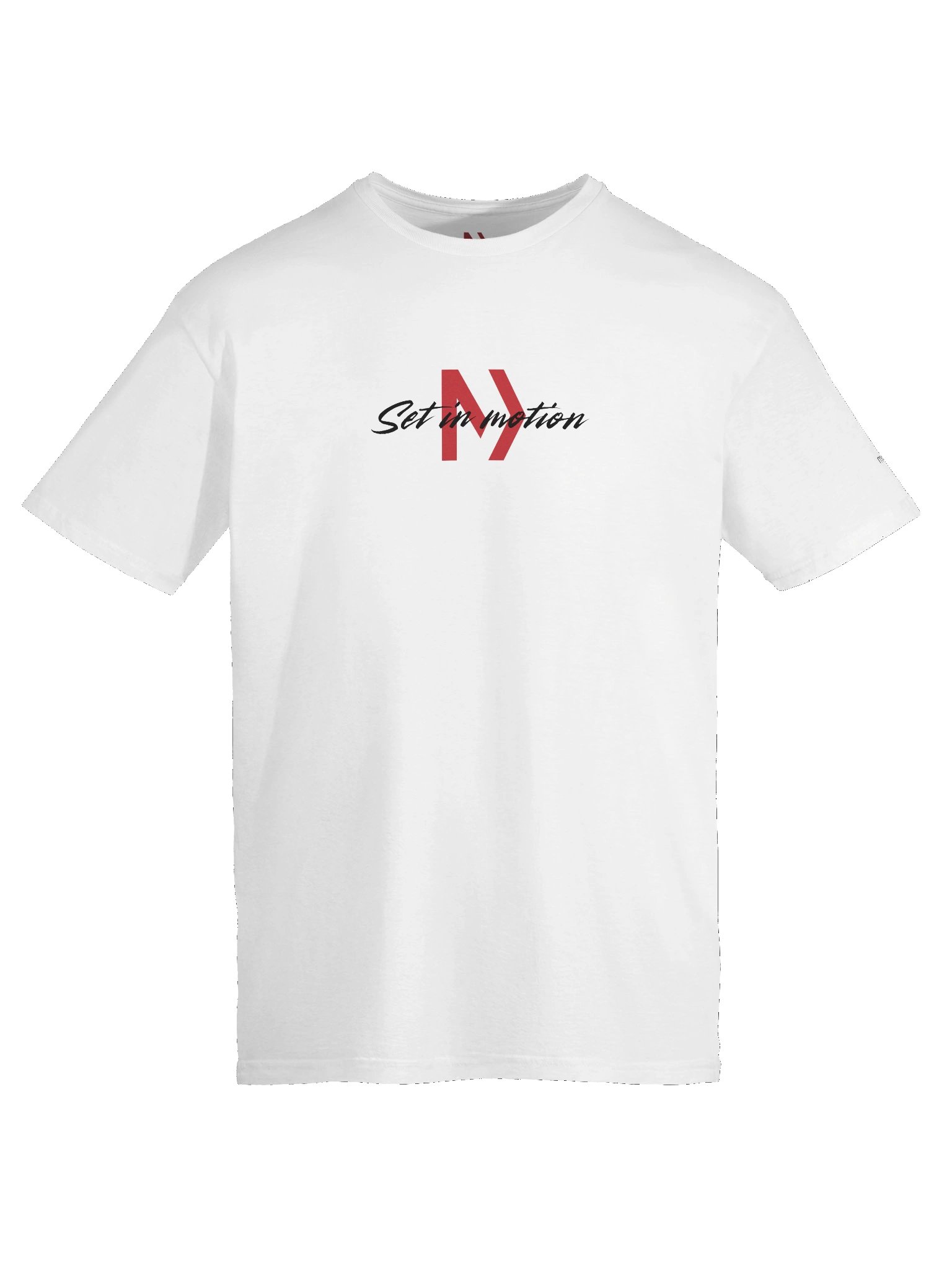 Set in motion unisex T-shirt white product image (9)