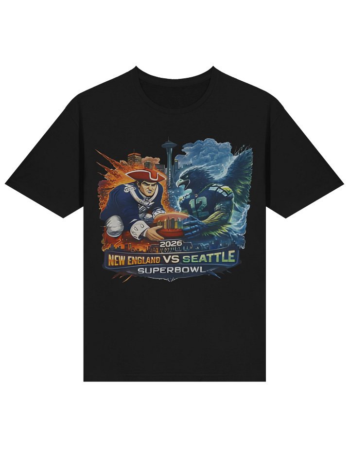 2026 Super Bowl Seahawks Patriots Shirt product image (2)