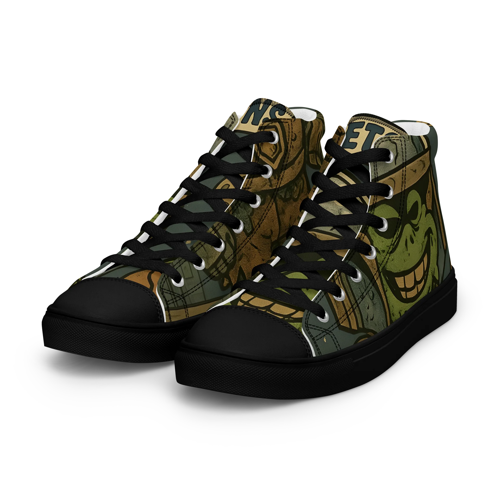 Zombie Warrior High Top Canvas Shoes product image (6)