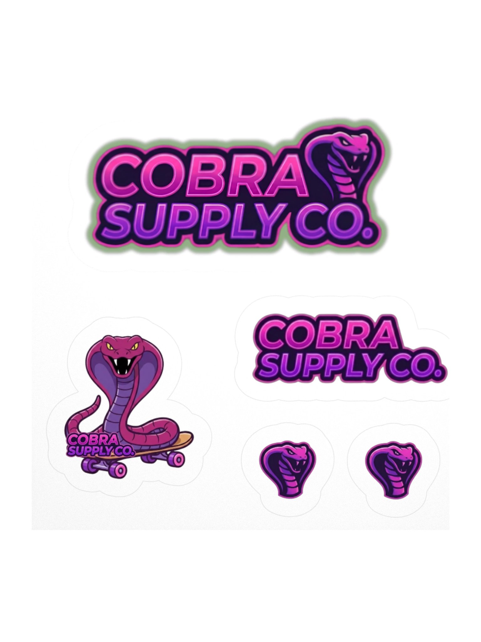 Cobra Supply Co. Neon Kiss Cut Stickers product image (3)