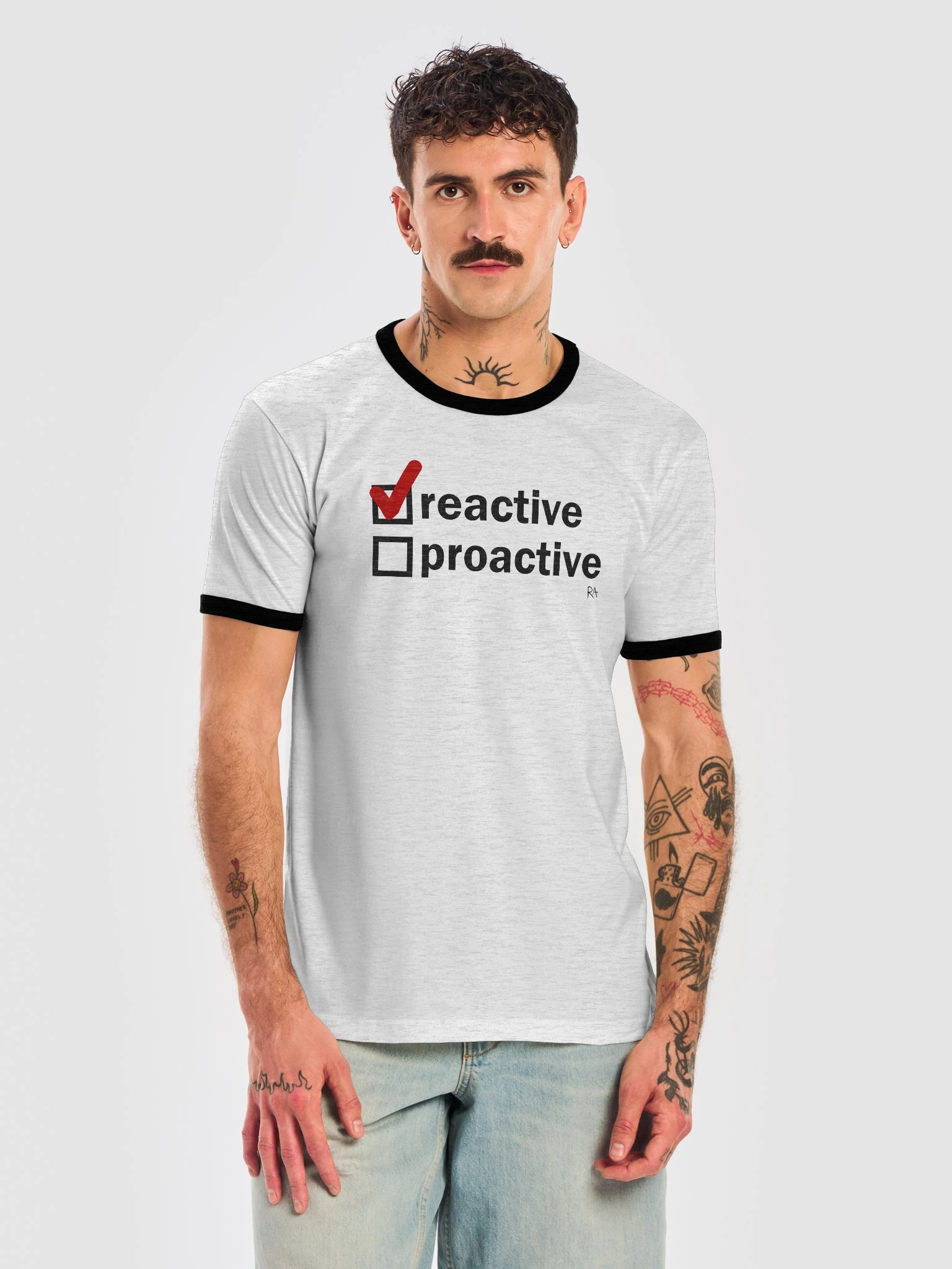 Reactive - Ringer T-Shirt product image (9)