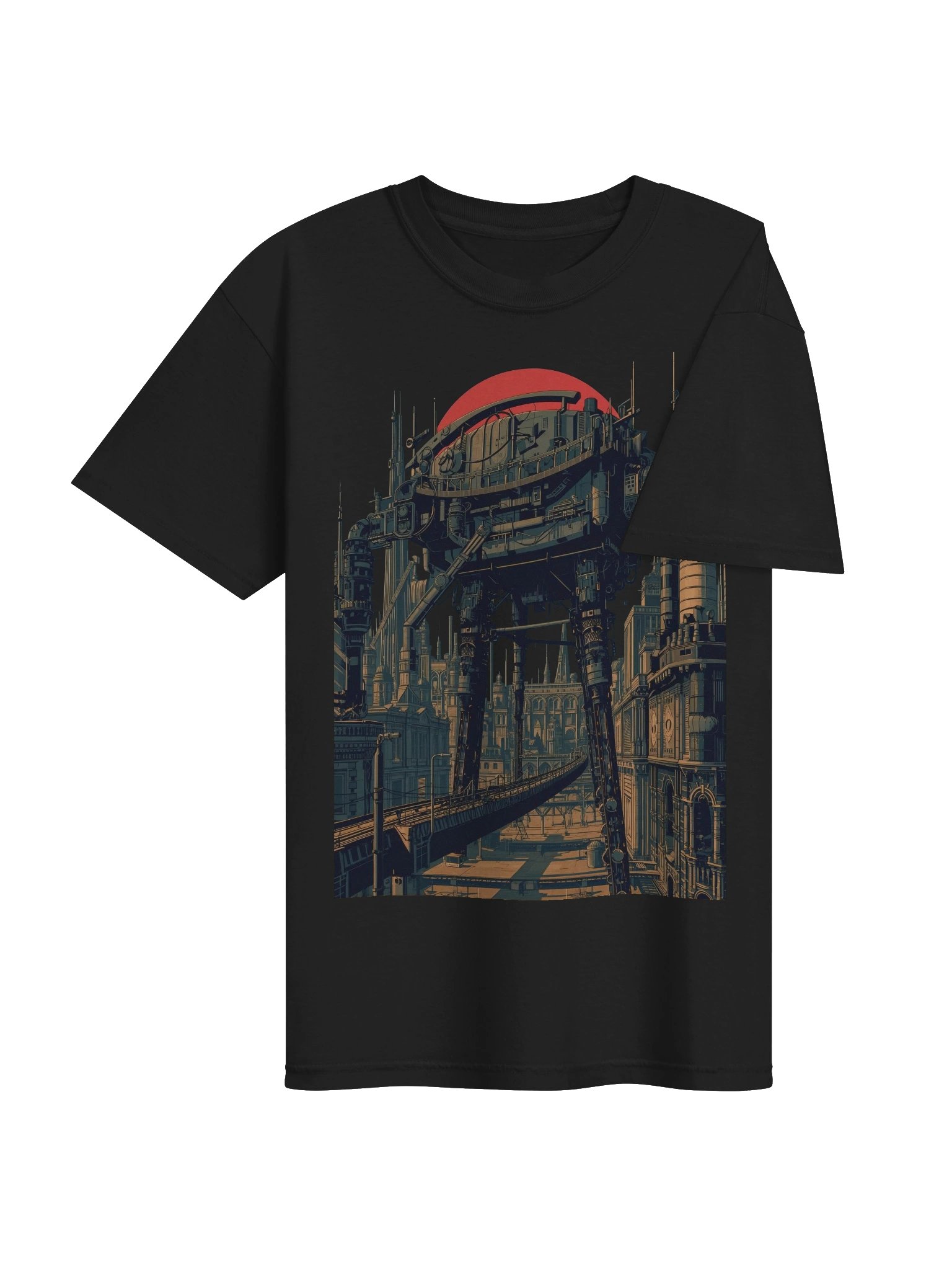Red Sun Walker Heavyweight T-Shirt product image (7)