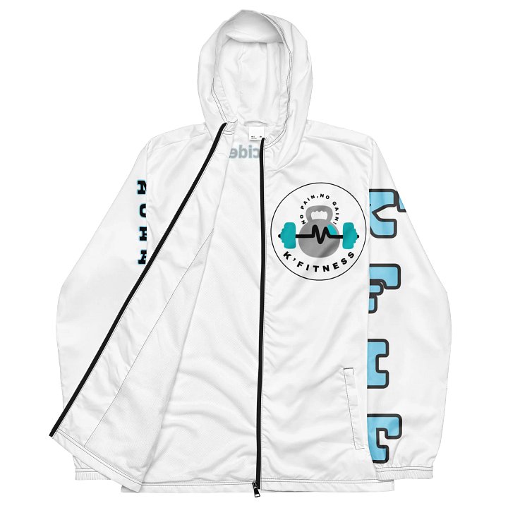 Heartbeat Kettlebell All-Over Print Windbreaker (snaccident) product image (3)