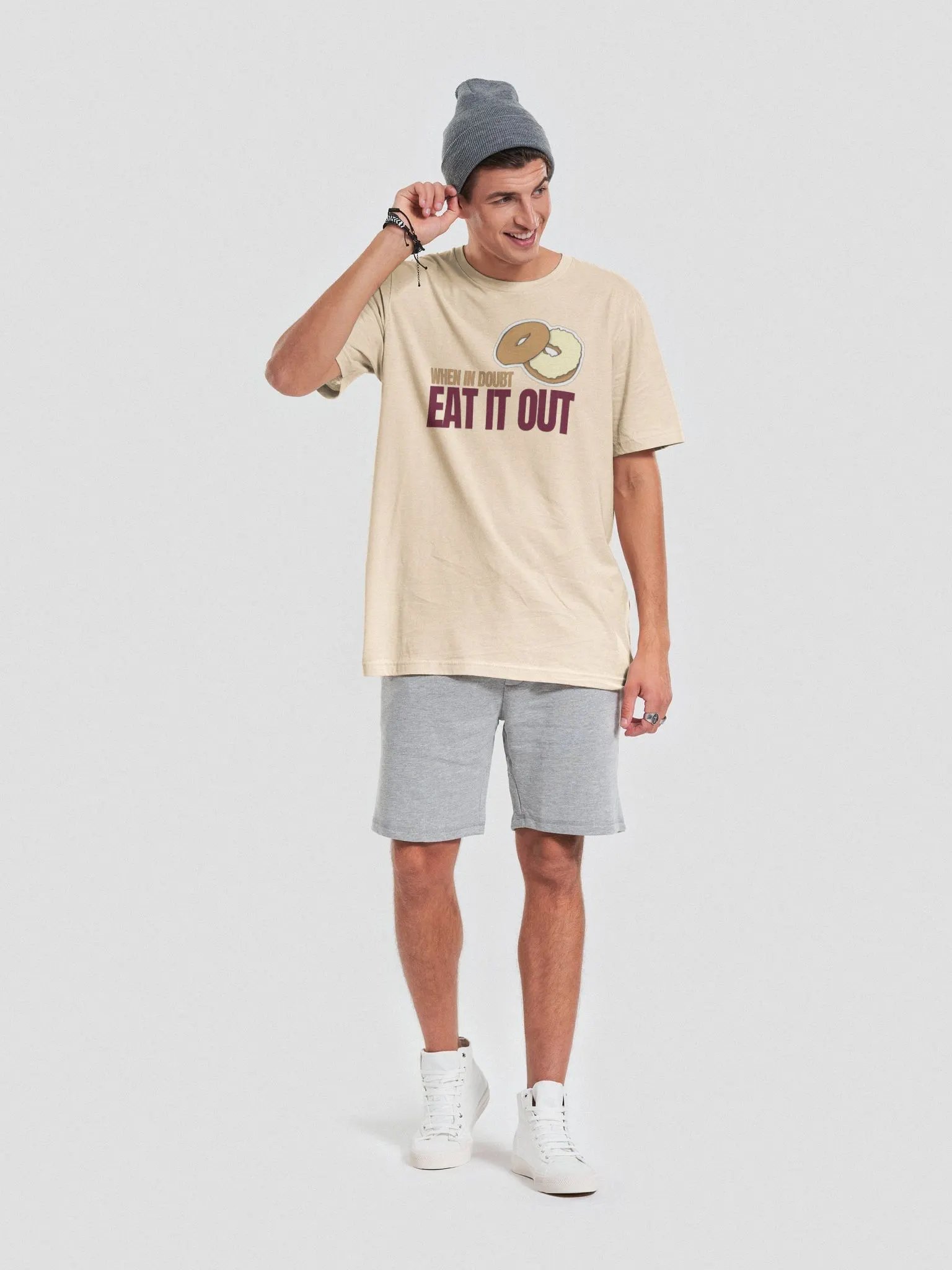 When In Doubt Tee Shirt (Bagel) product image (4)