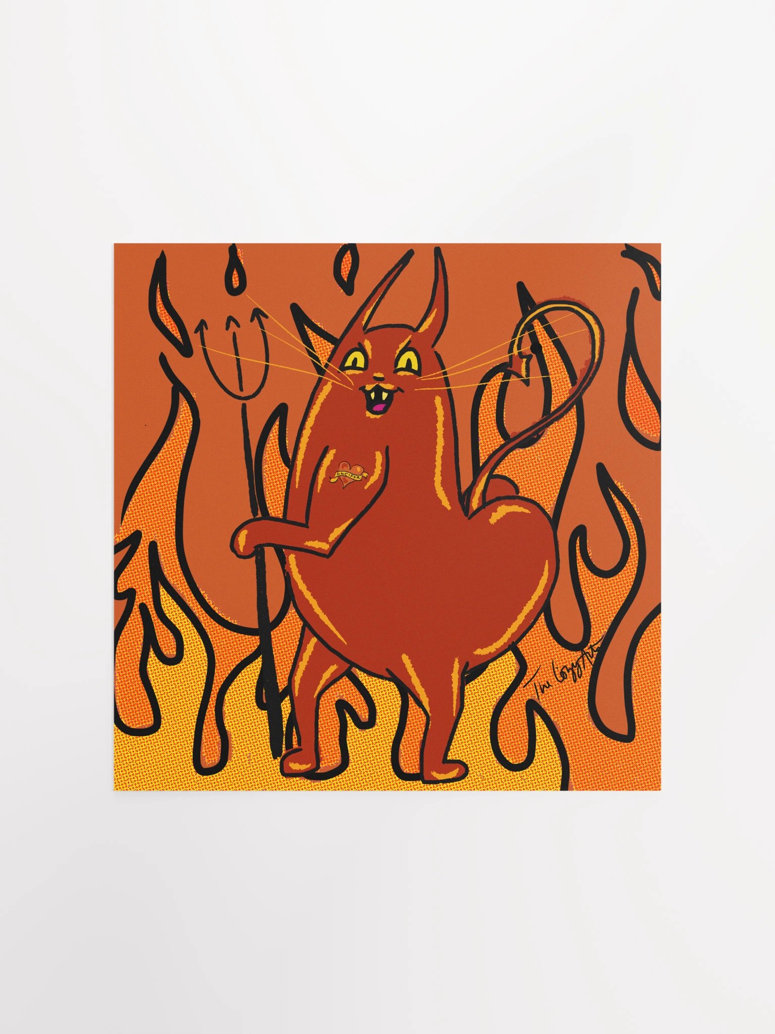 Caked Up Demon Bean Cat product image (1)