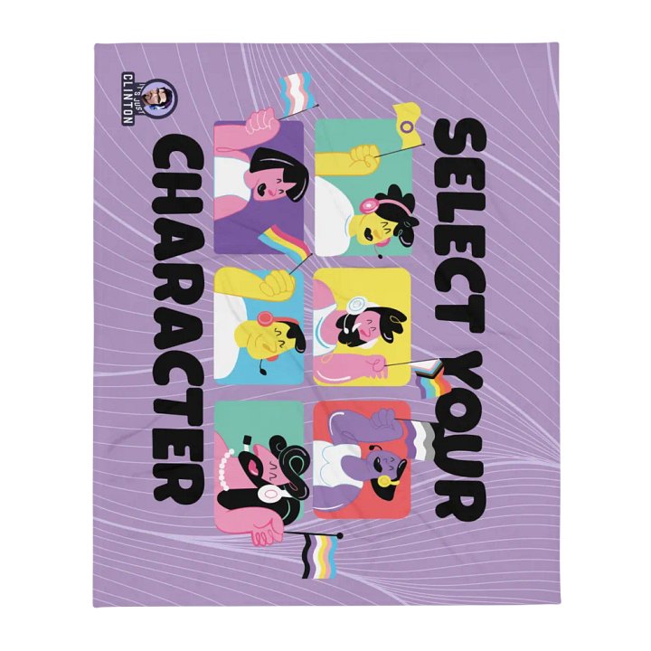 Select Your Character Blanket 2 product image (1)
