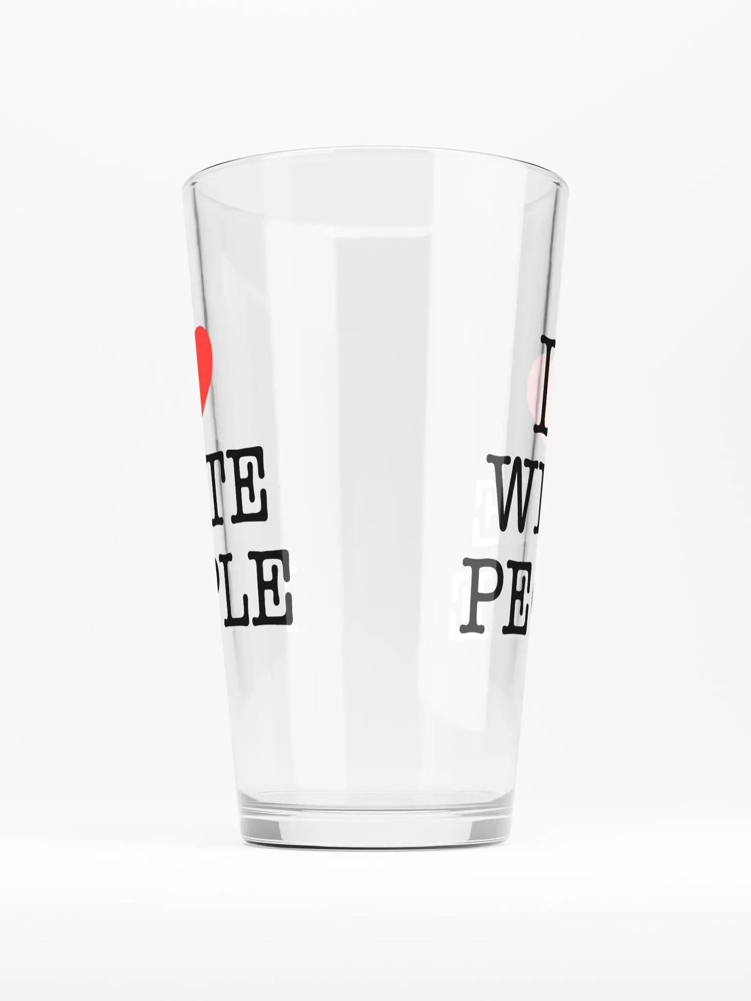 I Love White People - Glass product image (4)