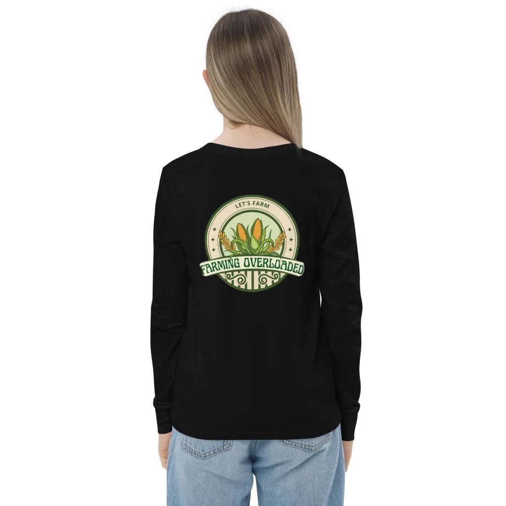 Farming Overloaded's Logo Youth Long Sleeve Tee product image (1)
