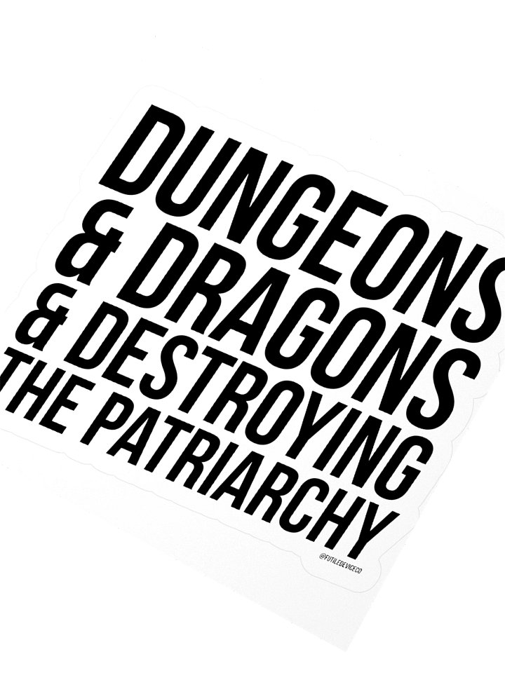FUTILE DEVICE: DESTROYING THE PATRIARCHY (STICKER) product image (5)