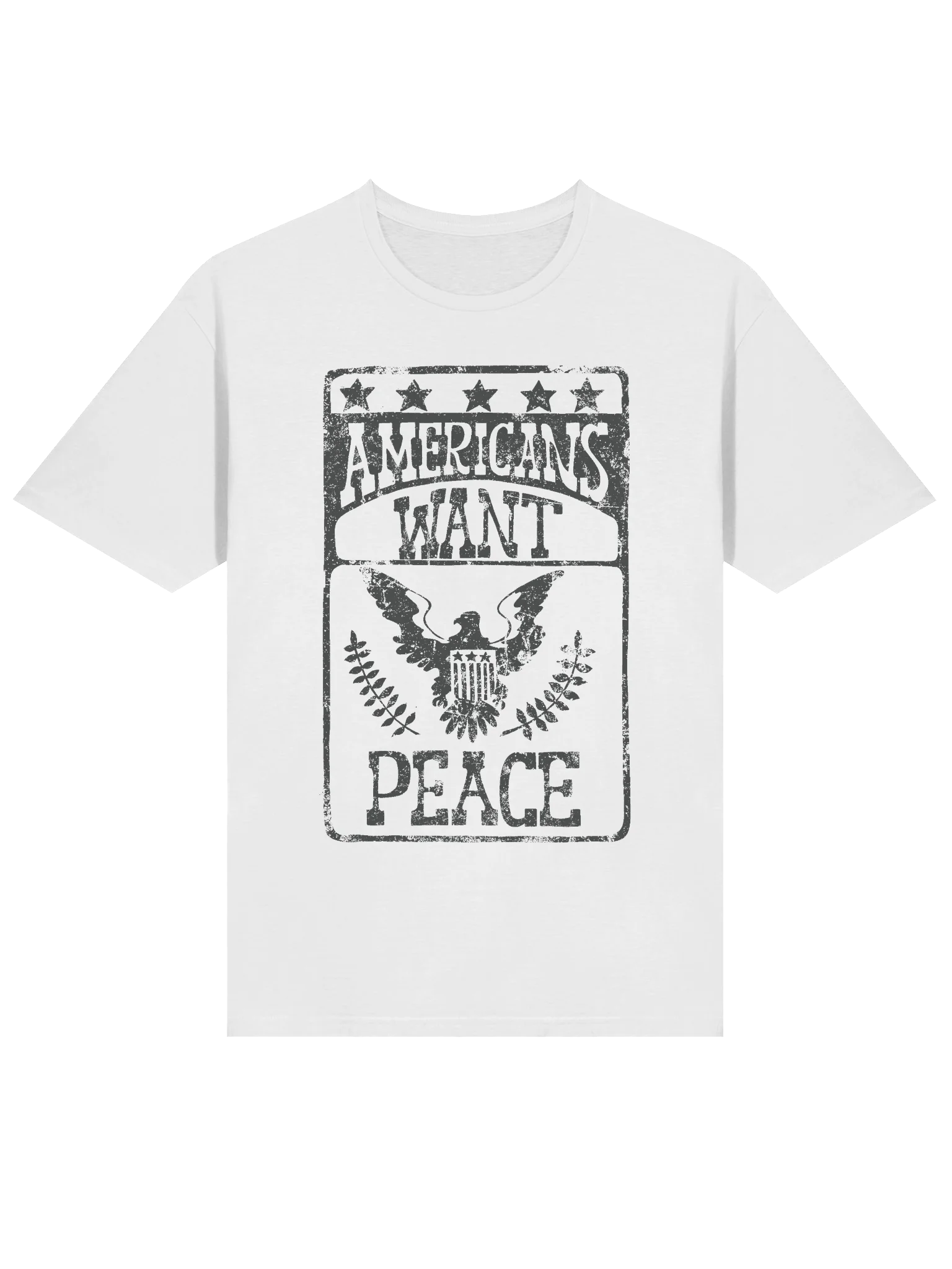Americans Want Peace Unisex Gildan 64000 T-Shirt product image (3)