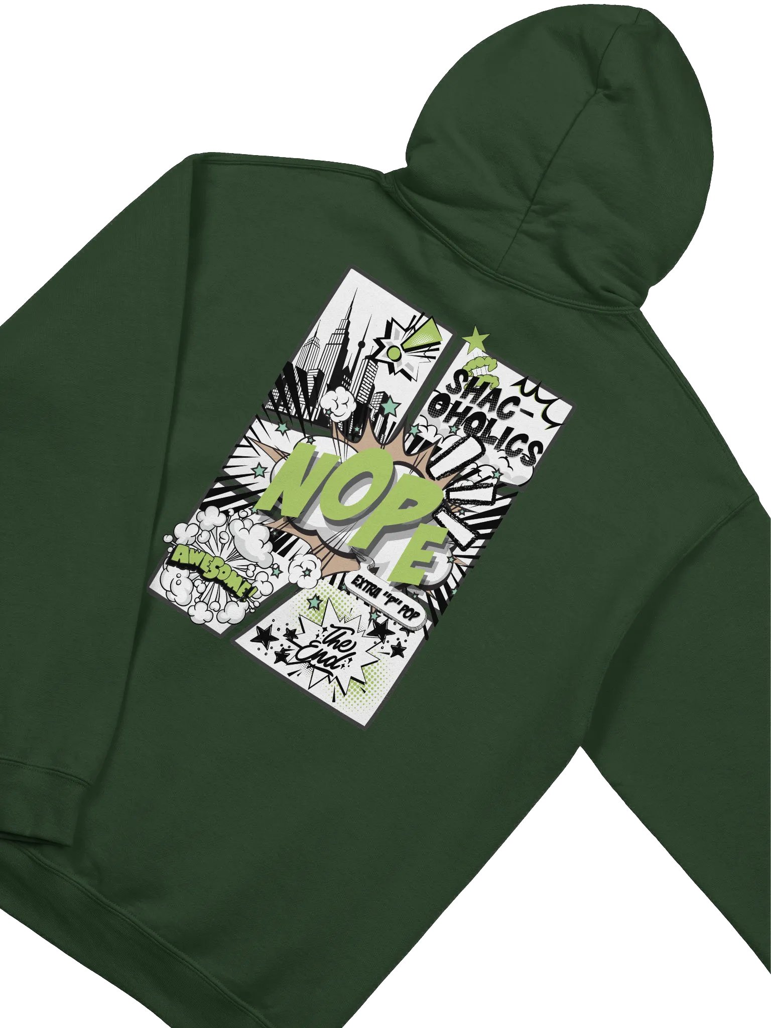Explosive Green NoPe Shac-oholics Hoodie product image (4)