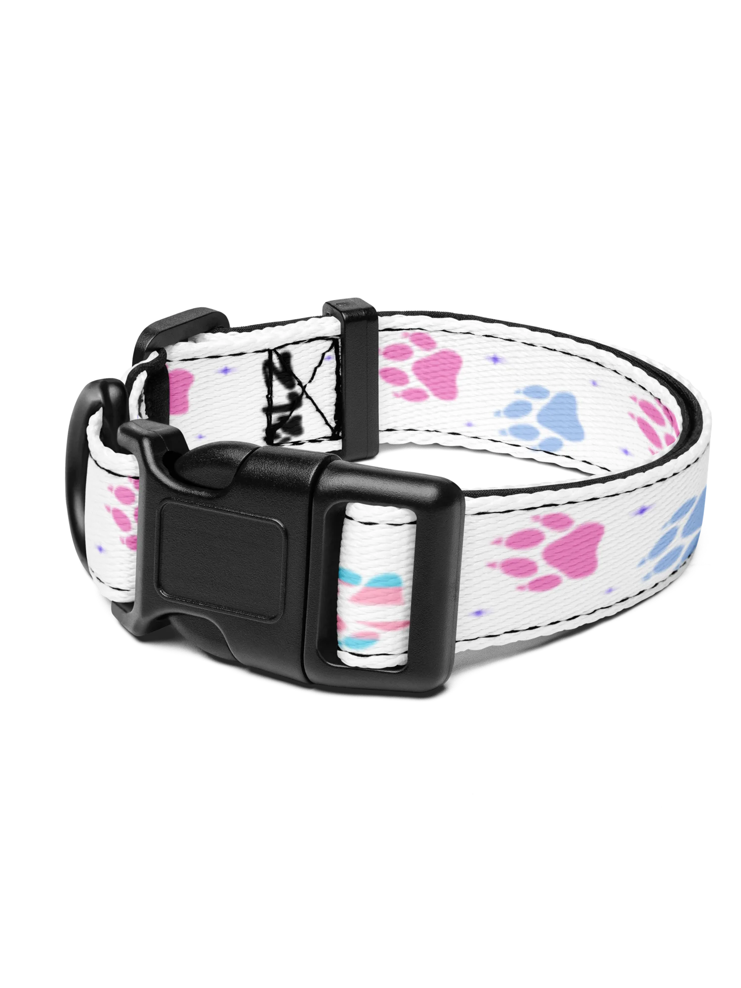 LZ Trans Wolf Paw Leash & Collar - White product image (7)