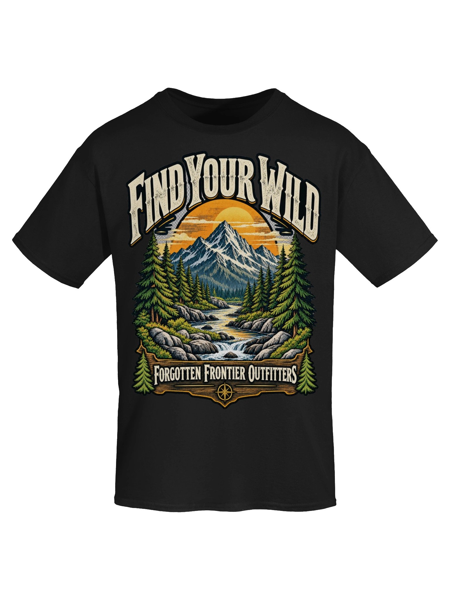 Find Your Wild T-Shirt – Mountain Hiking & Outdoor Adventure Tee product image (23)