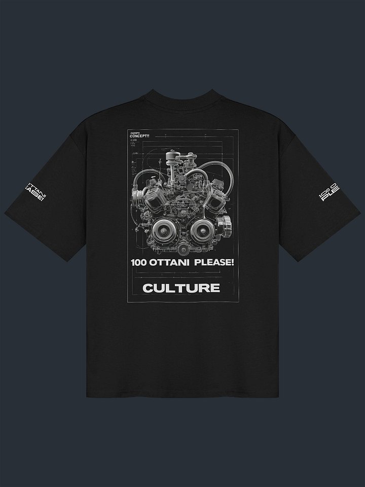 100 Ottani Please!™ Oversized Unisex Racing Streetwear Graphic T-Shirt | Burnout Edition product image (1)
