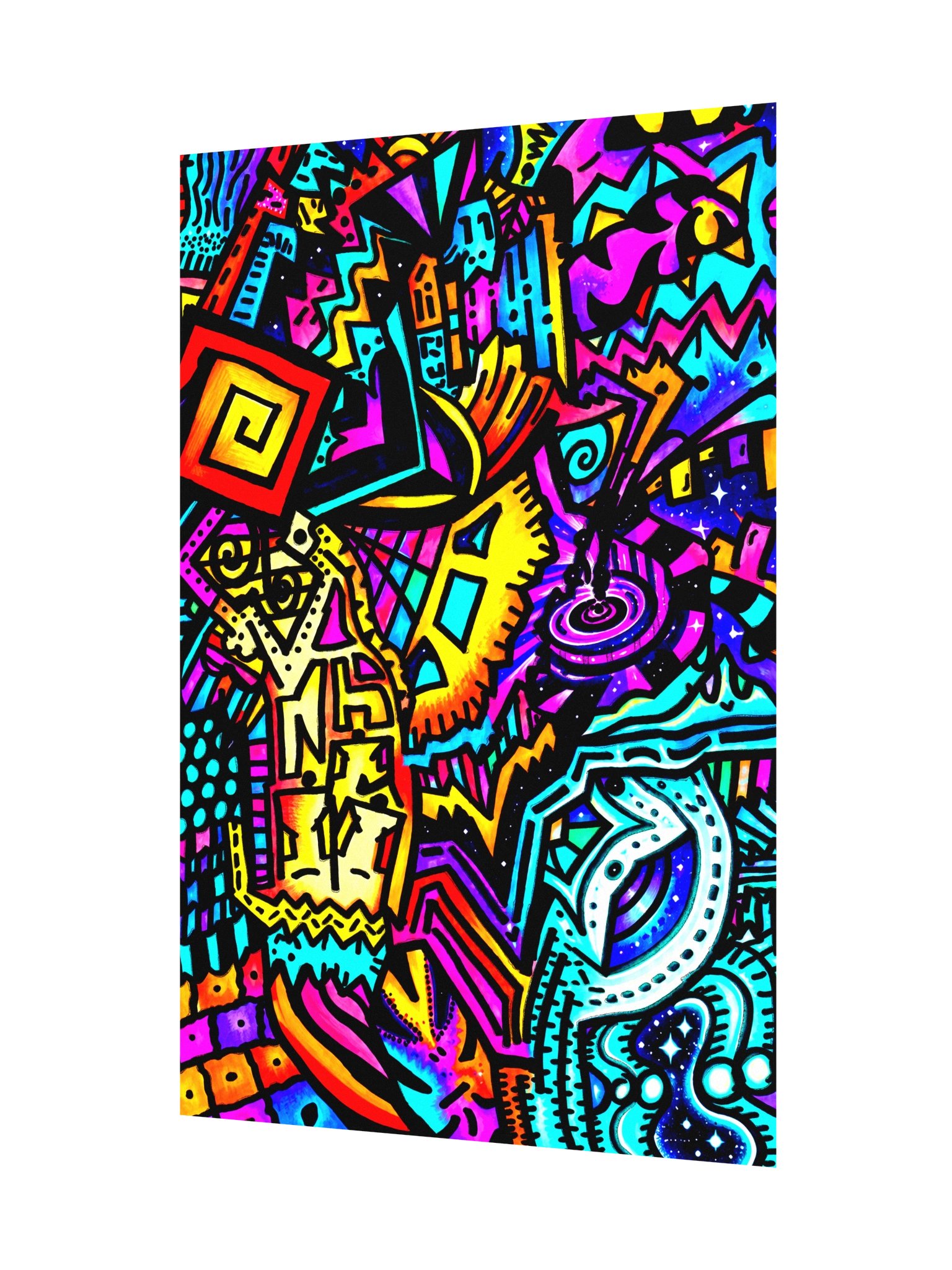 #28 Sucked into the Hive Mind - Color Poster product image (3)