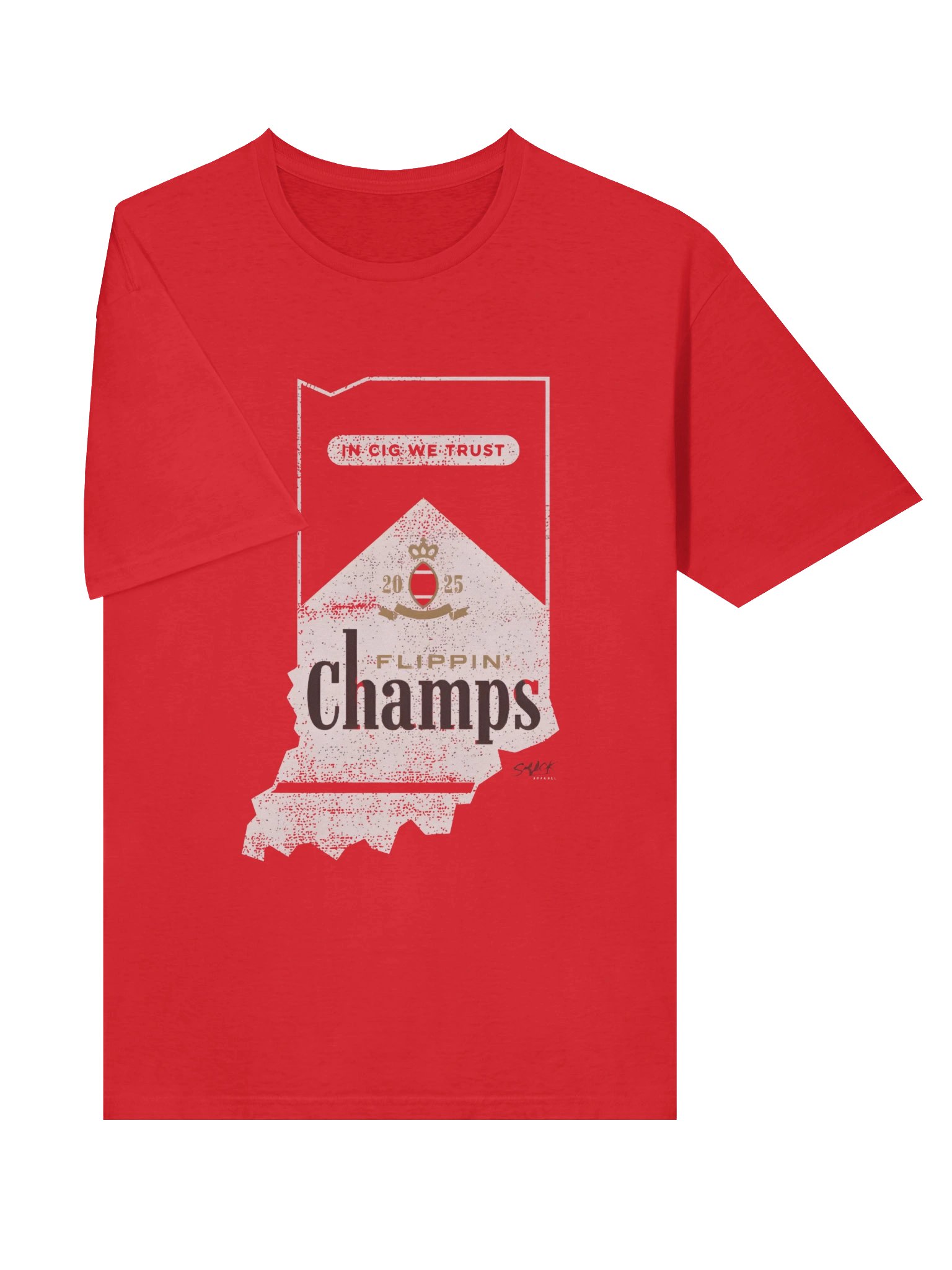 Flippin Champs Indiana College In Cig We Trust 2025 Shirt product image (3)