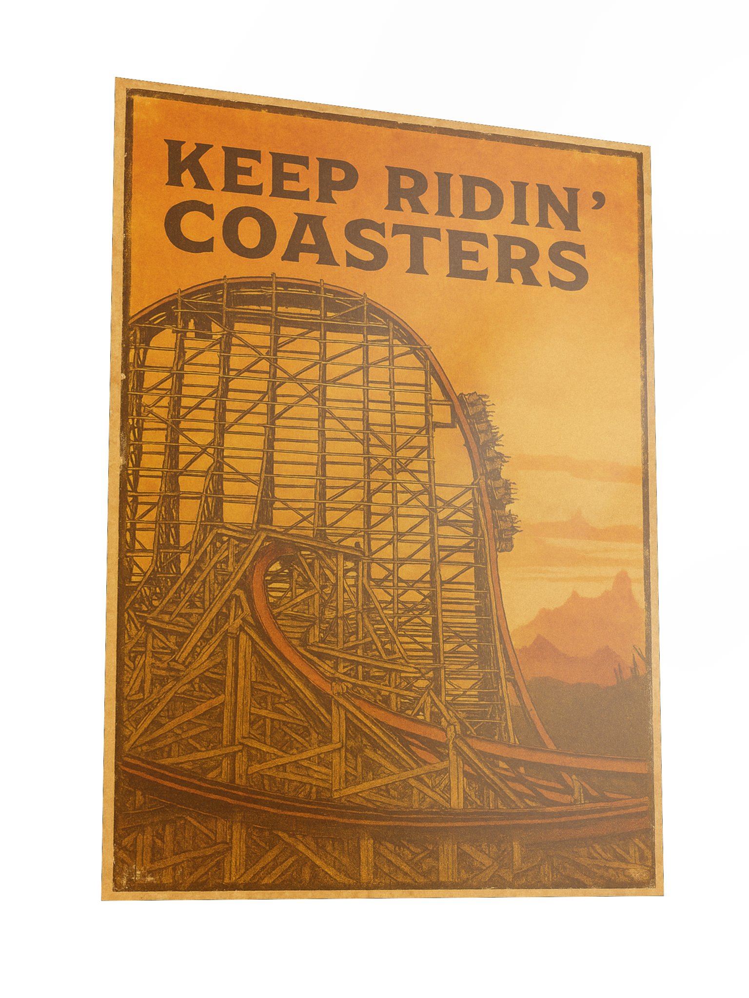Keep Ridin' Coasters Hybrid 18x24" Poster product image (3)