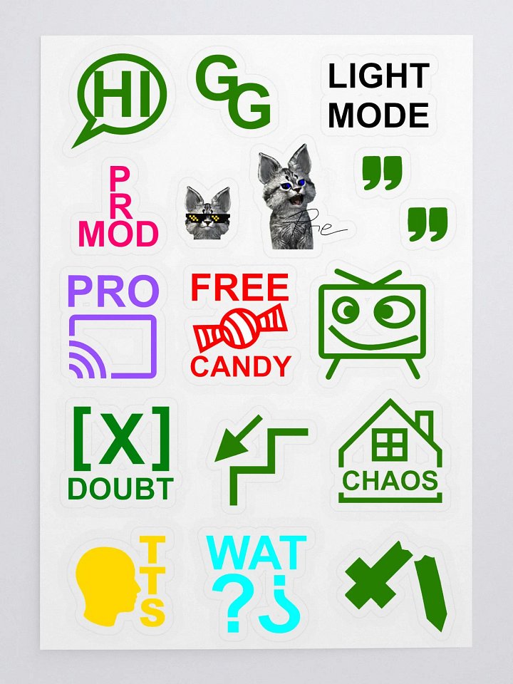 PineBranch Chaos stickers product image (1)