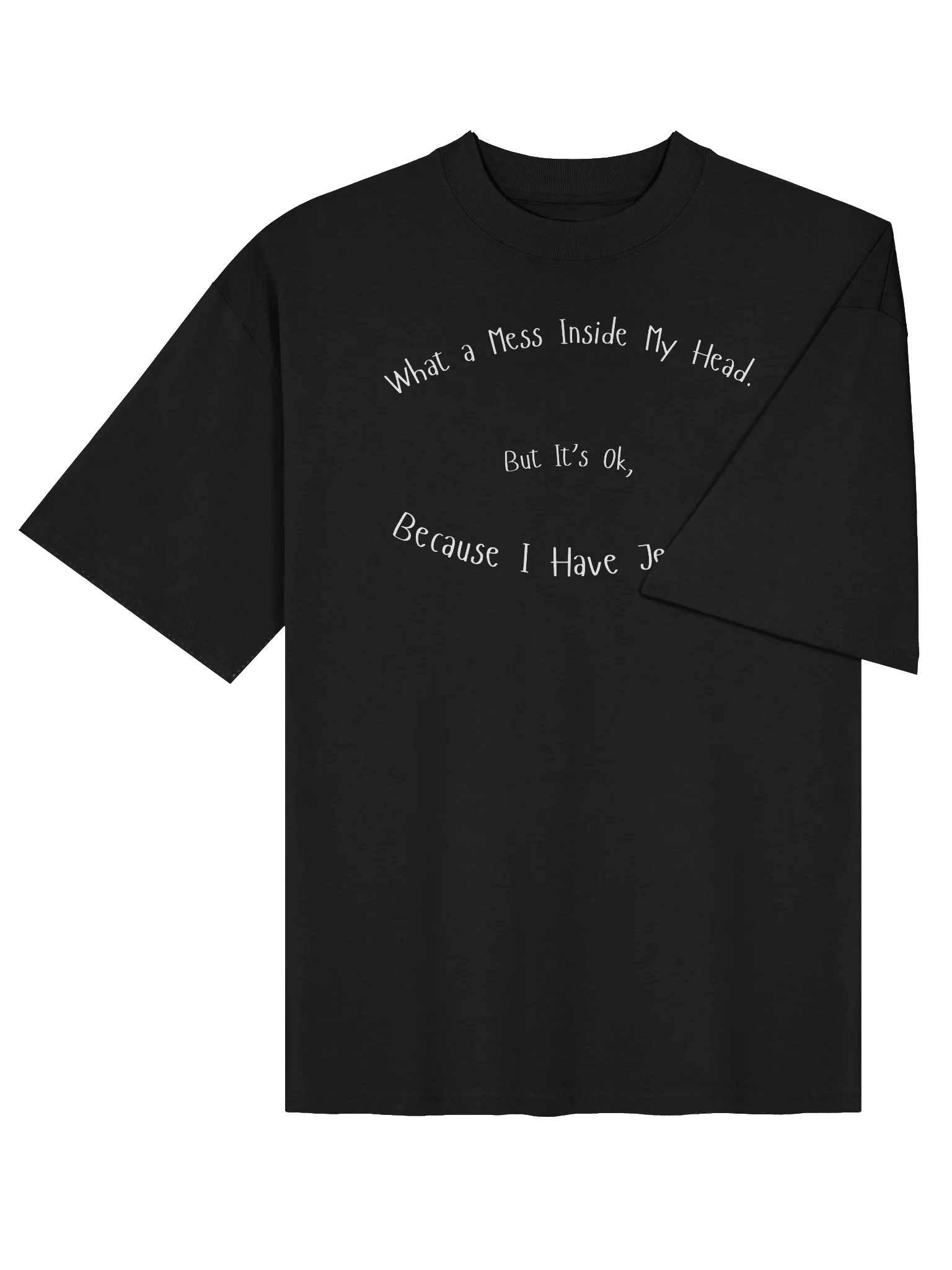 IT'S OK. OVRSIZED T BLCK. product image (4)