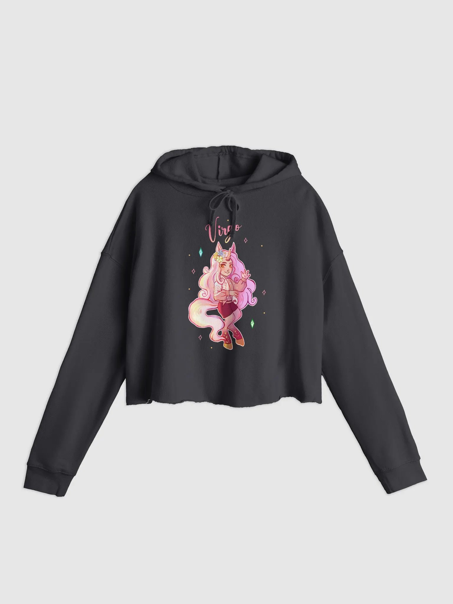 Virgo Crop Hoodie (Zodiac Series) product image (7)