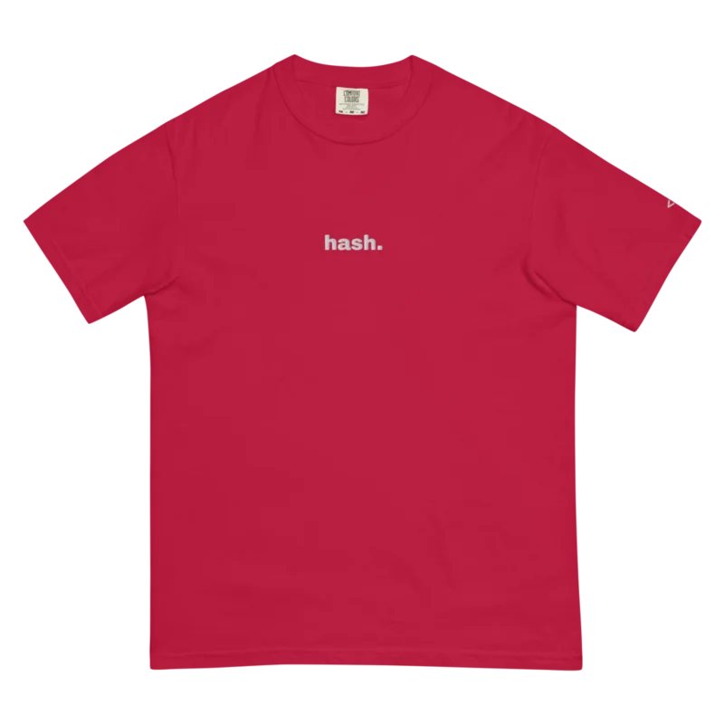 Valentine's Day '25 "hash" Tee - Red product image (1)