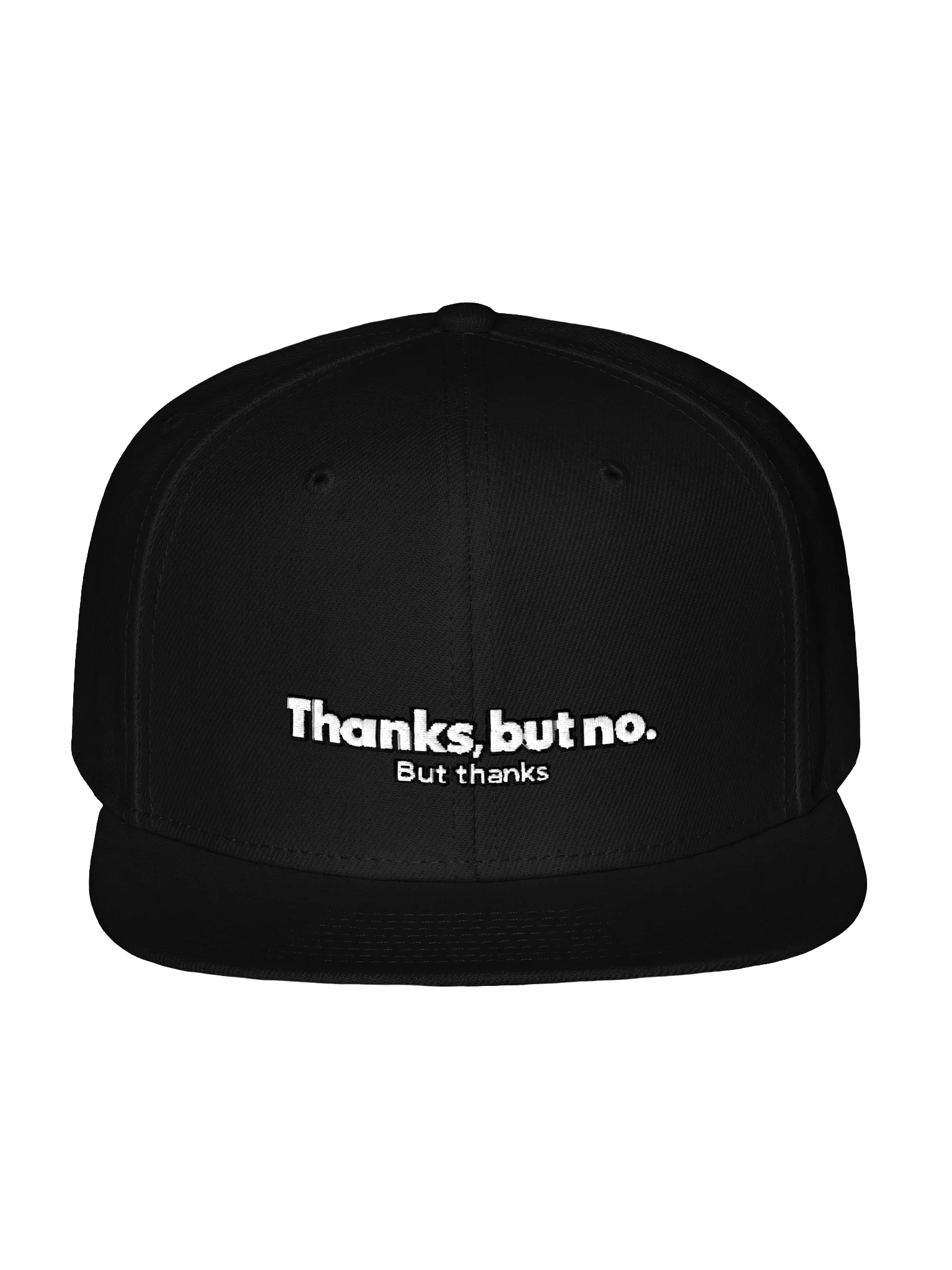 Thanks, But No Snapback Cap