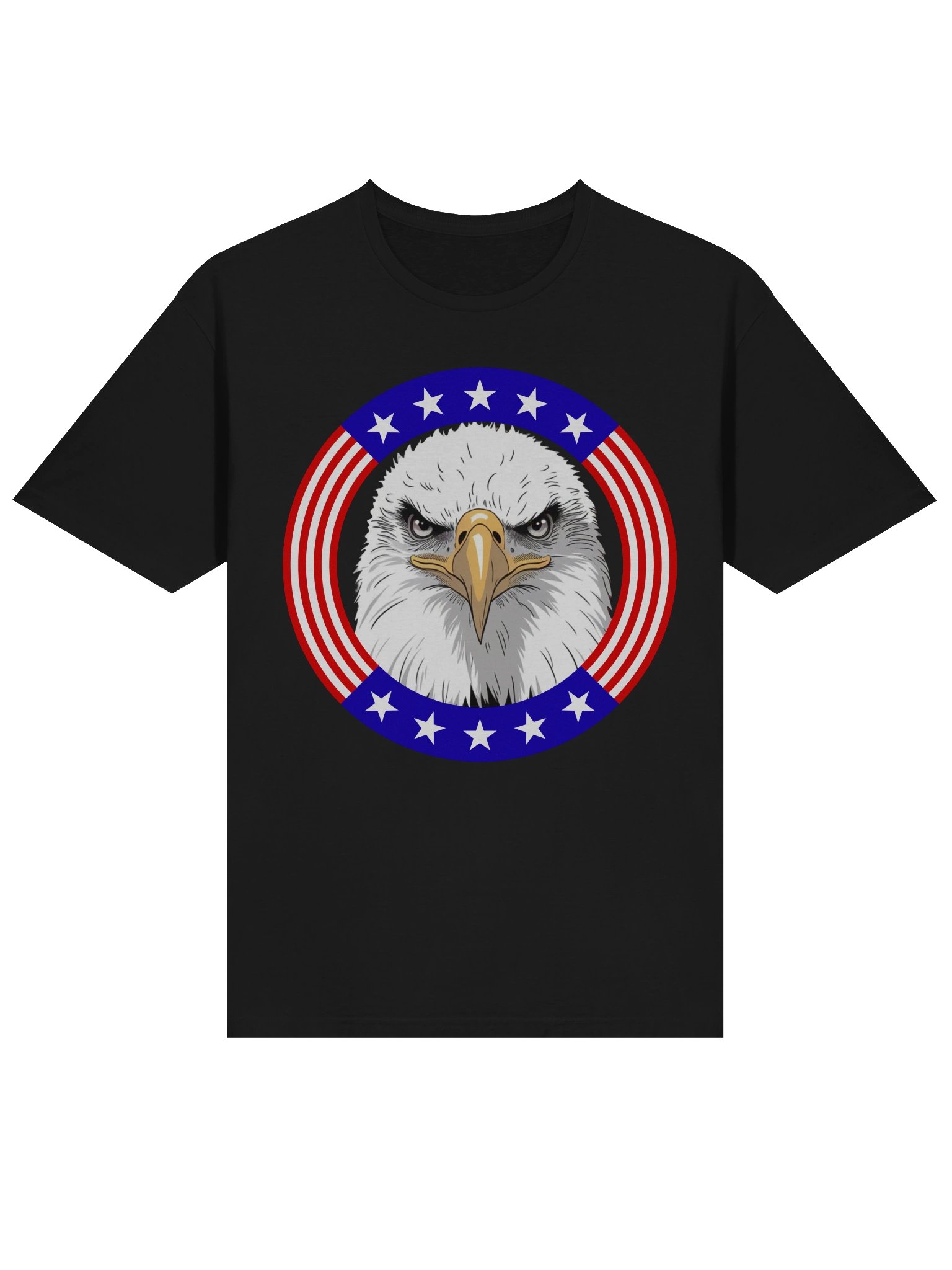 American Flag Bald Eagle USA Patriotic Men Women T-Shirt product image (37)