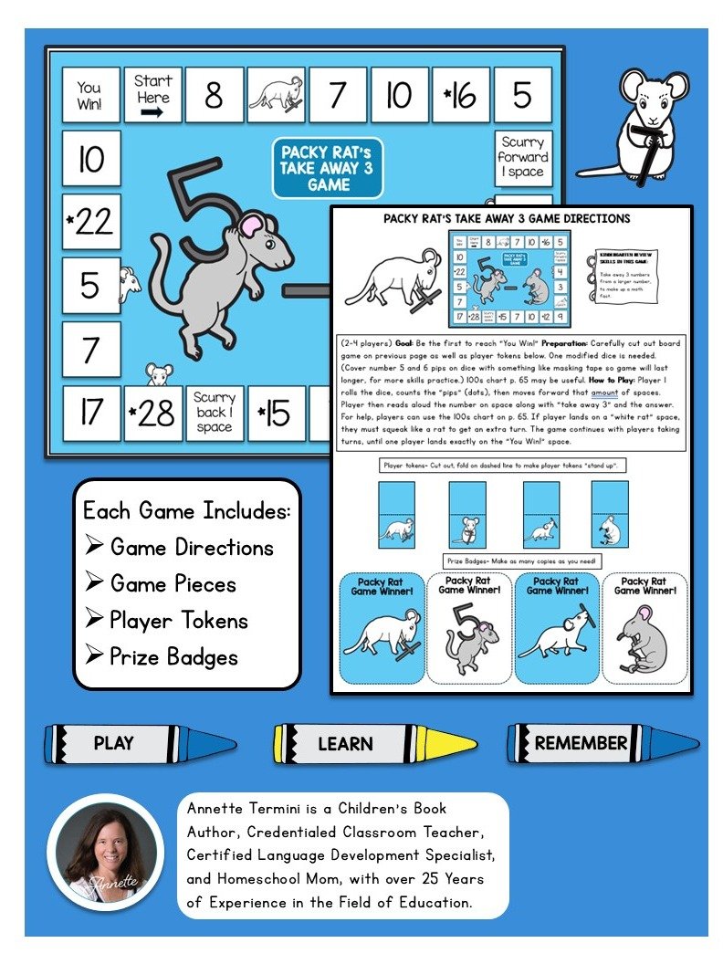 15 Math Board Games VOL 2 Workbook (Instant Download) product image (2)