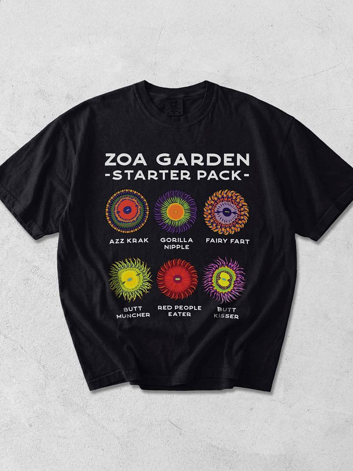 Zoanthid Garden Starter Pack T-Shirt for Reef Aquarium Lovers product image (1)