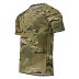 Faithful Camo: Men's Short Sleeve Rash Guard - Multicam