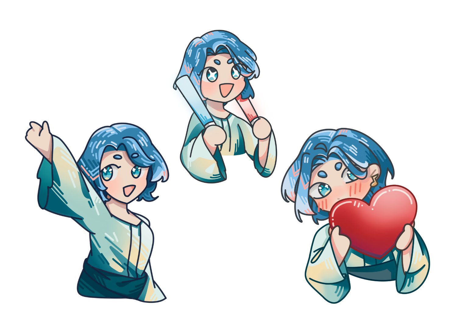 Yu is the Best Sticker Bundle product image (1)