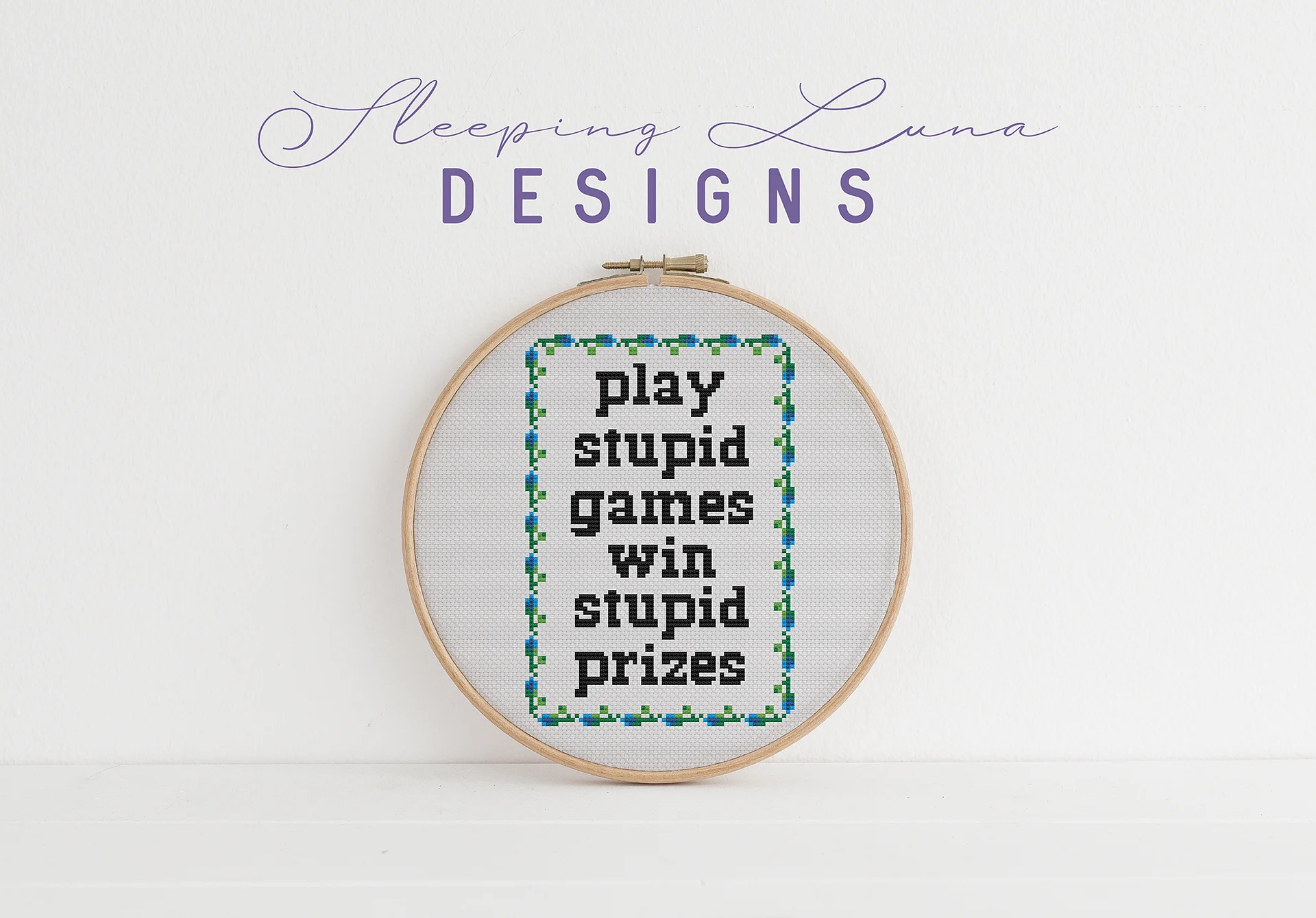 Play Stupid Games - Cross Stitch Pattern product image (2)