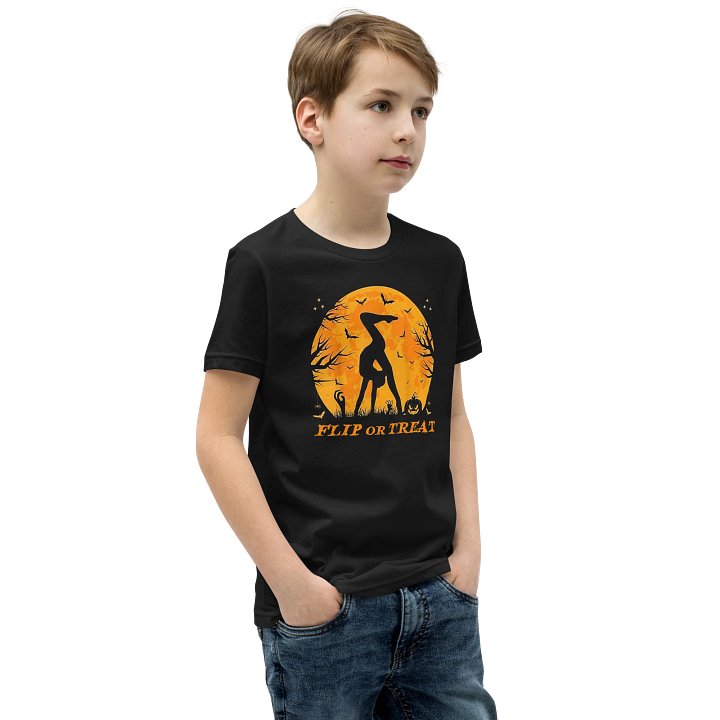 Gymnastics - Flip or Treat Kids T-Shirt product image (2)