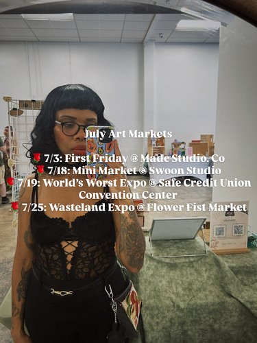🌹✨ MARK YOUR CALENDARS✨🌹

Another month filled with art markets and I’m thankful! A lot of new items and I’m ripping the band...